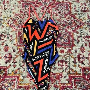 Nike One-Piece Swimsuit Multi-Color/Print
